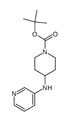 1-BOC-4-(PYRIDIN-3-YLAMINO)PIPERIDINE结构式