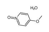 4-Methoxypyridine-N-oxide hydrate Structure