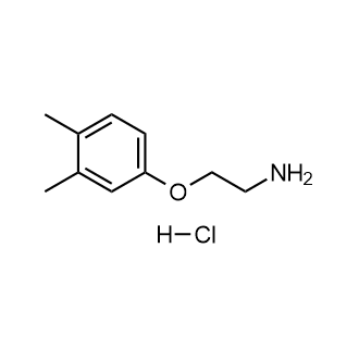 2-(3,4-二甲基苯氧基)乙胺盐酸盐结构式