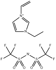 3-Ethyl-1-vinylimidazolium Bis(trifluoromethanesulfonyl)imide Structure