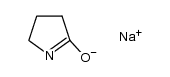 sodium salt of 2-pyrrolidinone结构式