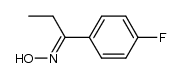 1-(4-fluorophenyl)propan-1-one oxime结构式