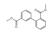 dimethyl (1,1'-biphenyl)-2,3'-dicarboxylate Structure