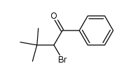 2-Brom-3,3-dimethyl-1-phenyl-1-butanon Structure
