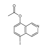 5-IODOISOQUINOLIN-8-YL ACETATE structure