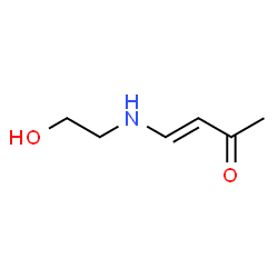 3-Buten-2-one, 4-[(2-hydroxyethyl)amino]-, (3E)- (9CI) Structure