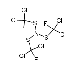 tris(dichlorofluoromethylmercapto)amine Structure