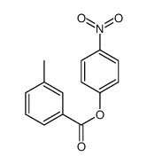 (4-nitrophenyl) 3-methylbenzoate Structure