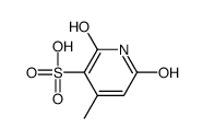 2-hydroxy-4-methyl-6-oxo-1H-pyridine-3-sulfonic acid结构式