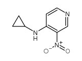 N-Cyclopropyl-3-nitropyridin-4-amine Structure