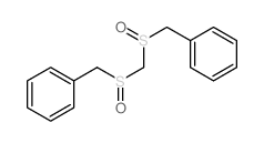 benzylsulfinylmethylsulfinylmethylbenzene结构式