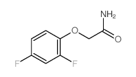 2-(2,4-difluorophenoxy)acetamide结构式