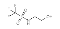 2-(三氟甲基)磺酰胺乙醇结构式