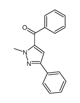 5-benzoyl-3-phenyl-1-methylpyrazole Structure