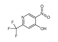 5-硝基-2-(三氟甲基)吡啶-4-醇结构式