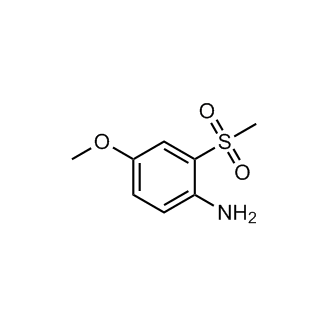 2-甲磺酰基-4-甲氧基苯胺结构式