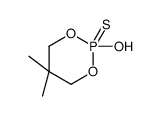 2-hydroxy-5,5-dimethyl-2-sulfanylidene-1,3,2λ5-dioxaphosphinane结构式
