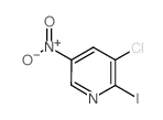 3-Chloro-2-iodo-5-nitropyridine Structure