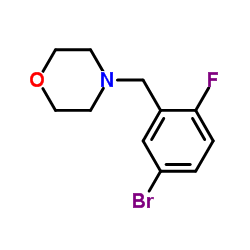 4-(5-Bromo-2-fluorobenzyl)morpholine Structure
