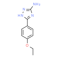 1H-1,2,4-Triazol-3-amine,5-(4-ethoxyphenyl)-(9CI) Structure
