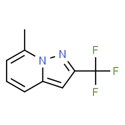 Pyrazolo[1,5-a]pyridine, 7-methyl-2-(trifluoromethyl)- (9CI) Structure
