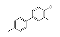 1-chloro-2-fluoro-4-(4-methylphenyl)benzene结构式