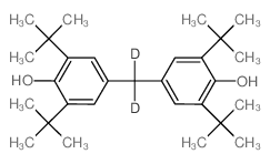 4,4'-(methylene-d2)bis(2,6-di-tert-butylphenol)结构式
