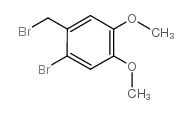 2-溴-4,5-二甲氧基溴苄结构式