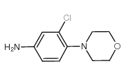 3-chloro-4-morpholinoaniline Structure