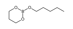 2-(Pentyloxy)-1,3,2-dioxaborinane结构式