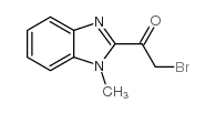 2-bromo-1-(1-methylbenzimidazol-2-yl)ethanone Structure