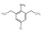 4-溴-2,6-二乙基苯胺结构式