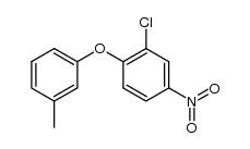 2-chloro-4-nitro-1-(m-tolyloxy)benzene结构式