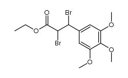 ethyl 2,3-dibromo-3-(3,4,5-trimethoxyphenyl)propionate Structure
