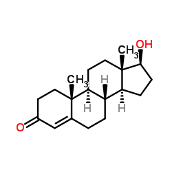 睾酮结构式