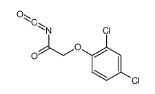 2-(2,4-dichlorophenoxy)acetyl isocyanate结构式