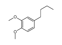 4-butyl-1,2-dimethoxybenzene结构式