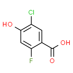 5-氯-2-氟-4-羟基苯甲酸结构式