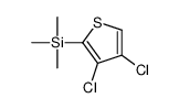 (3,4-dichlorothiophen-2-yl)-trimethylsilane结构式