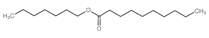 癸酸庚酯结构式