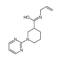 3-Piperidinecarboxamide,N-2-propenyl-1-(2-pyrimidinyl)-(9CI)结构式