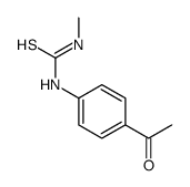 1-(4-乙酰基-苯基)-3-甲基硫脲结构式