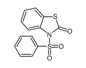 3-(benzenesulfonyl)-1,3-benzothiazol-2-one Structure