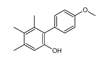 2-(4-methoxyphenyl)-3,4,5-trimethylphenol Structure