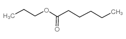 propyl hexanoate Structure