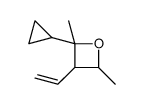 2-cyclopropyl-3-ethenyl-2,4-dimethyloxetane Structure