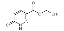 6-氧代-1,6-二氢吡嗪-3-羧酸乙酯结构式