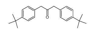 1,3-双(4-(叔丁基)苯基)丙-2-酮结构式
