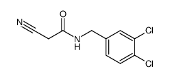 2-Cyano-N-(3,4-dichloro-benzyl)-acetamide Structure