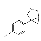 1-(4-甲基苯基)-3-氮杂双环[3.1.0]己烷盐酸盐结构式